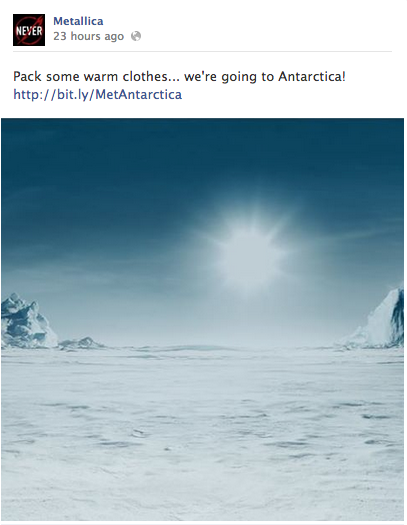 Metallica Bakal Konser di Kutub Selatan Tanpa Speaker?! thumbnail