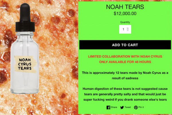 Penyanyi Ini Jual Air Matanya Seharga Rp 177 Juta, Minat?